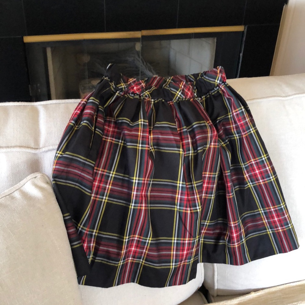 Black tartan Crewcuts skirt